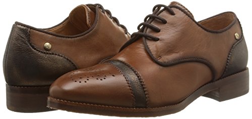 Pikolinos Royal W4D - Zapatos de Cordones para Mujer marrón marrón (Cuero) 41