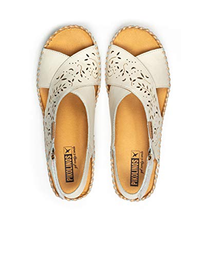 PIKOLINOS Sandalia cuña de Piel Margarita 943