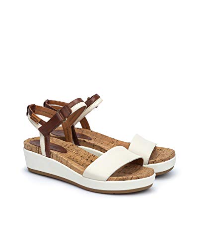 PIKOLINOS Sandalia cuña de Piel Mykonos W1G