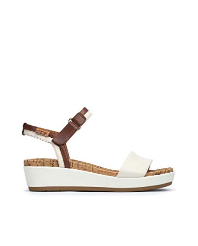 PIKOLINOS Sandalia cuña de Piel Mykonos W1G