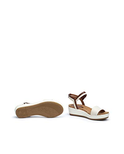 PIKOLINOS Sandalia cuña de Piel Mykonos W1G