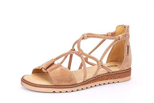 PIKOLINOS Sandalia Plana de Piel Alcudia W1L