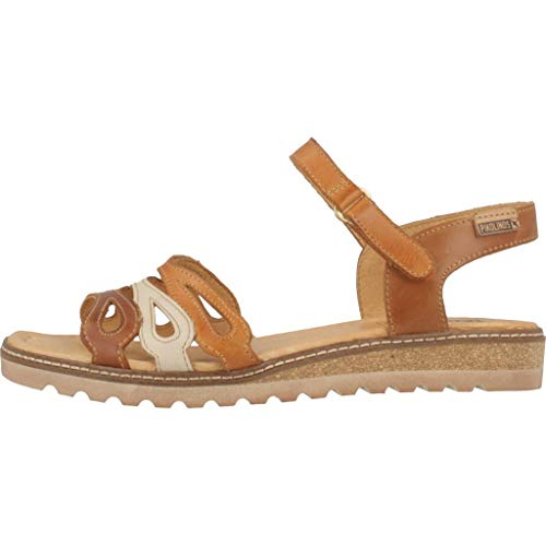 PIKOLINOS Sandalia Plana de Piel Alcudia W1L