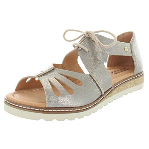 PIKOLINOS Sandalia Plana de Piel Alcudia W1L