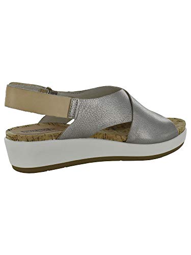 PIKOLINOS Sandalia Plana de Piel Mykonos W1G