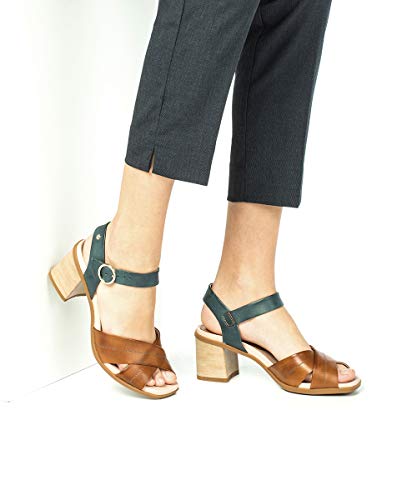 PIKOLINOS Sandalia tacón de Piel Denia W2R