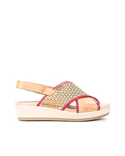 PIKOLINOS Sandalia tacón de Piel Mykonos W1G