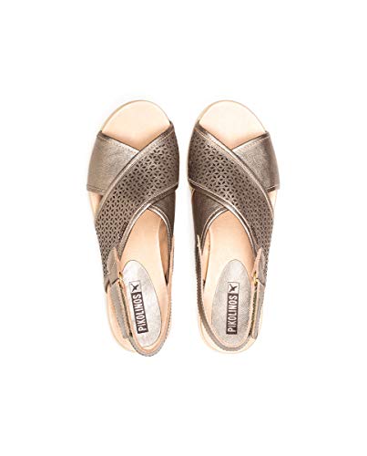 PIKOLINOS Sandalia tacón de Piel Mykonos W1G