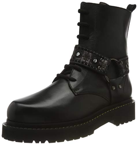 Pinko Martine, Botas de Combate Mujer, Z99_Nero Limousine, 37 EU