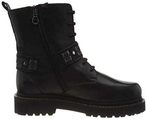 Pinko Martine, Botas de Combate Mujer, Z99_Nero Limousine, 37 EU
