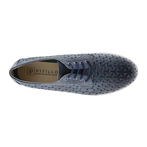 Pitilllos Bluchers Piel Plantilla Extraíble Talla: 39 Color: Marino