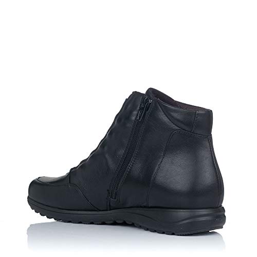 PITILLOS 2111 Botin Cordon Elasticos Piel Mujer Negro 37