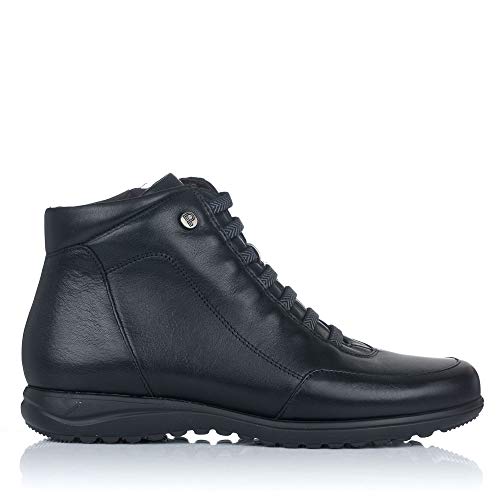 PITILLOS 2111 Botin Cordon Elasticos Piel Mujer Negro 37