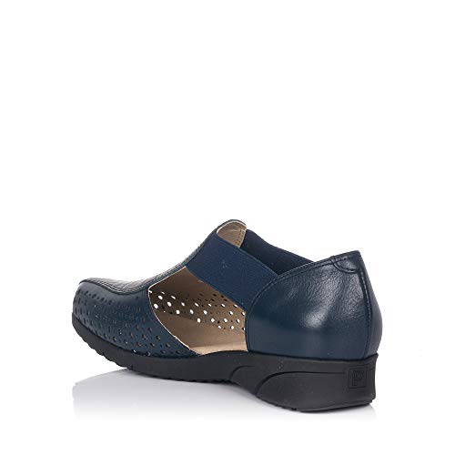 PITILLOS 2911 Sandalia Elasticos Piel Mujer Marino 37