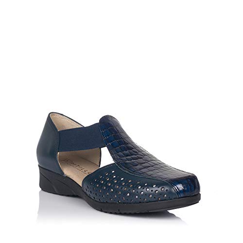 PITILLOS 2911 Sandalia Elasticos Piel Mujer Marino 37