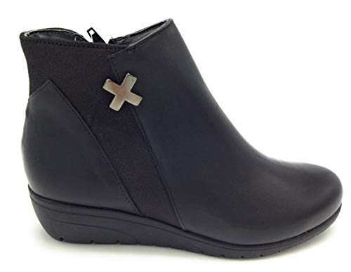 PITILLOS 2996 Negro botín cuña - 39 EU