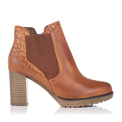 PITILLOS 5307 Botin Piel Plataforma Mujer Cuero 40