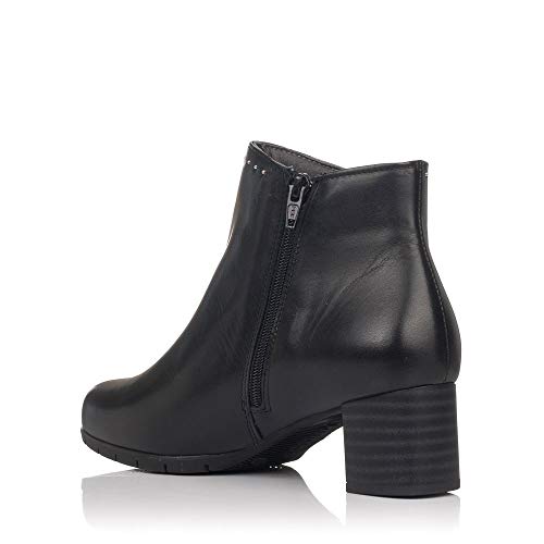 PITILLOS 5746 Botin Piel Tacon Medio Mujer Negro 40