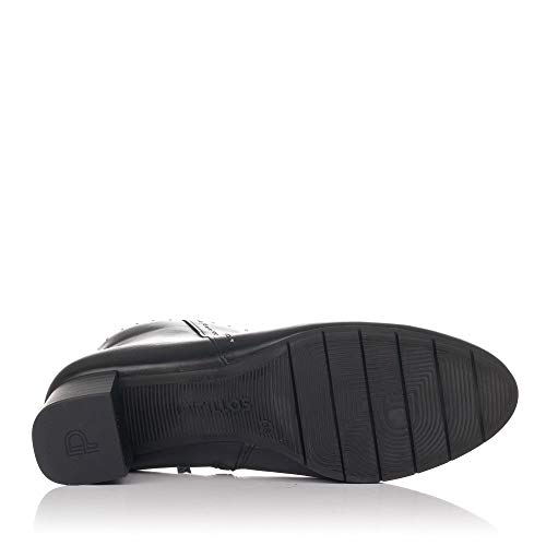 PITILLOS 5746 Botin Piel Tacon Medio Mujer Negro 40
