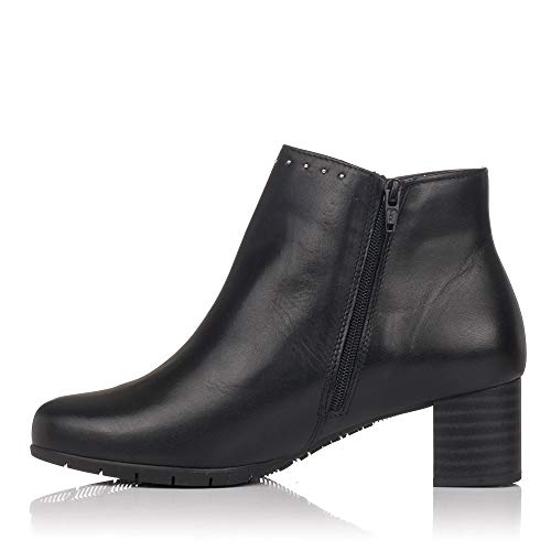 PITILLOS 5746 Botin Piel Tacon Medio Mujer Negro 40
