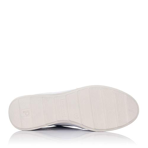 PITILLOS 6093 Deportivo Cordones Piel Mujer Blanco 37