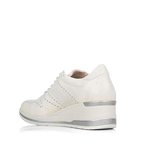 PITILLOS 6112 Deportivo Cordones Piel Mujer Hielo 37