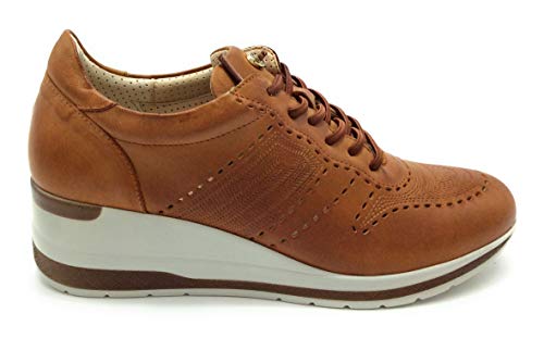 Pitillos 6112 Zapato Cordones cuña Rojo - 38