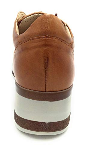 Pitillos 6112 Zapato Cordones cuña Rojo - 38