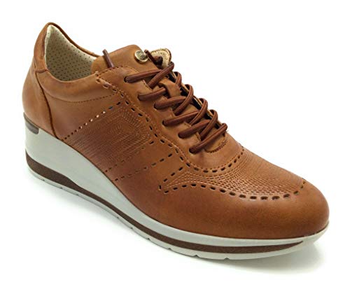 Pitillos 6112 Zapato Cordones cuña Rojo - 38