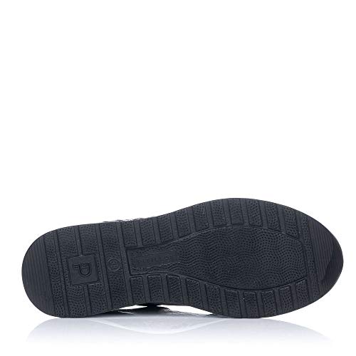 PITILLOS 6480 Deportivo Piel Combinado Mujer Negro 38