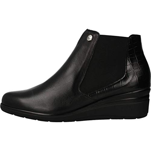 Pitillos - Botín Elástico Cuña Baja - Negro, 38