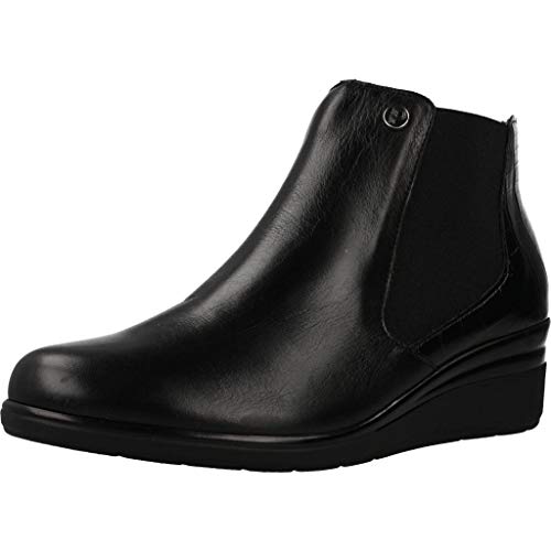 Pitillos - Botín Elástico Cuña Baja - Negro, 38