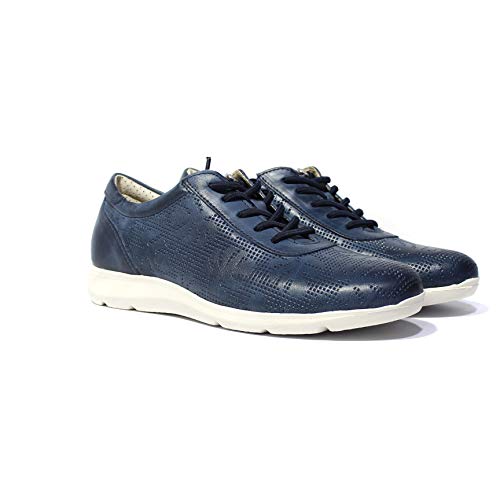 PITILLOS - PITILLOS Deportivas Cordones Casual - Cuero para: Mujer Color: Lago Talla: 37