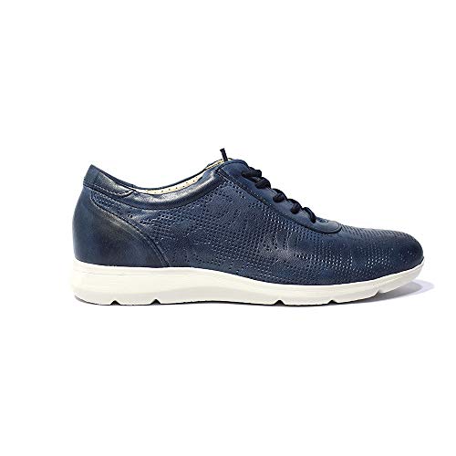 PITILLOS - PITILLOS Deportivas Cordones Casual - Cuero para: Mujer Color: Lago Talla: 37