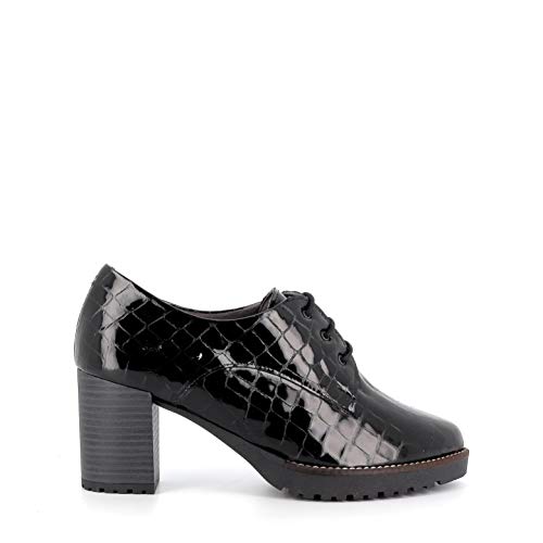 Pitillos - Zapato Abotinado Cordones Coco - Negro, 40