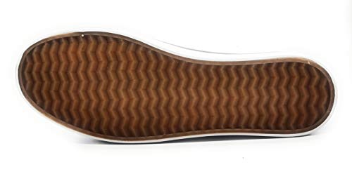 P&L Zapatillas Abotinadas Mujer con Plataforma de Material Doble Suela Botin Piel Vegano Blanco Negro