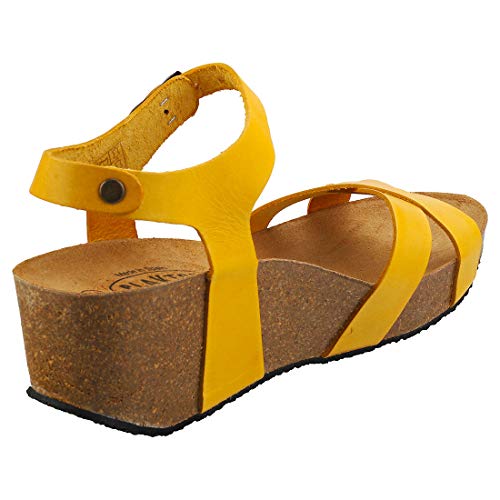 Plakton Sitges Hi Vintage Mujeres Sandalias Plataforma - 40 EU