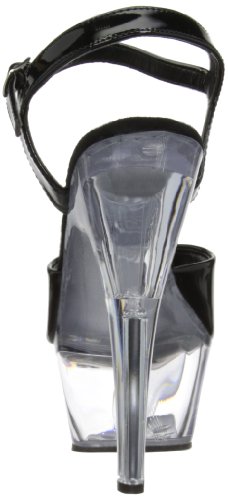 Pleaser EU-KISS-209 - Tira de Tobillo de Material sintético Mujer, Color Negro, Talla 37