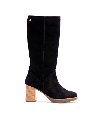 Porronet Chenoa, Botas de Moda para Mujer, Negro, 37 EU