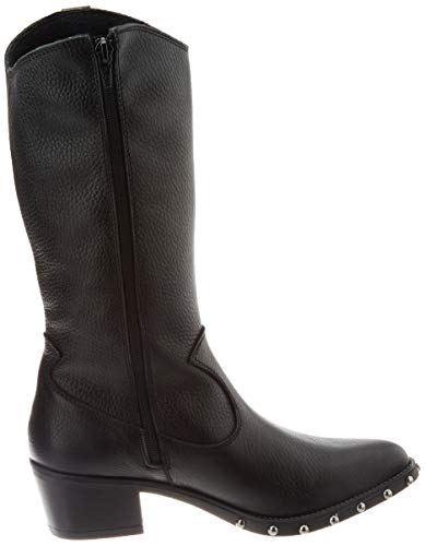 Porronet ENYA, Botas de Moda para Mujer, Negro, 39 EU