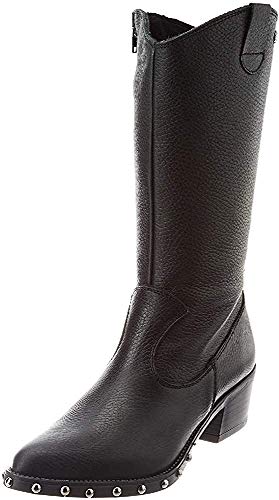 Porronet ENYA, Botas de Moda para Mujer, Negro, 39 EU