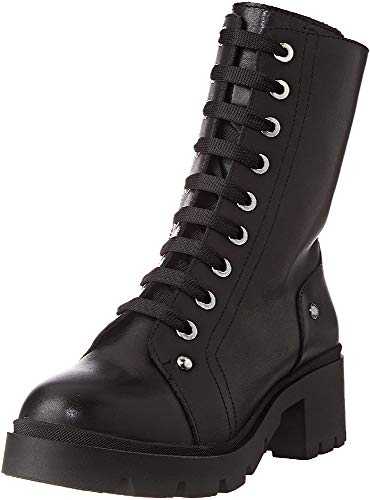 Porronet Laura, Botas de Moda Mujer, Negro, 39 EU