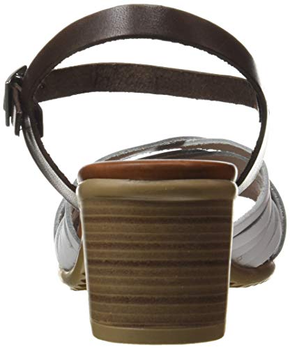 Porronet Susan, Sandalias con tacón Mujer, Blanco, 36 EU