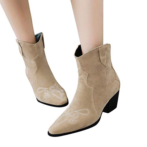 Posional 2019 Botin Campero De Mujer Calados Laser Primavera Verano Bota Plana Calada Hebilla Indian para Zapatos Planos TacóN Bajo con Punta Borla Mujer Botines Tobillo Caballero Occidental