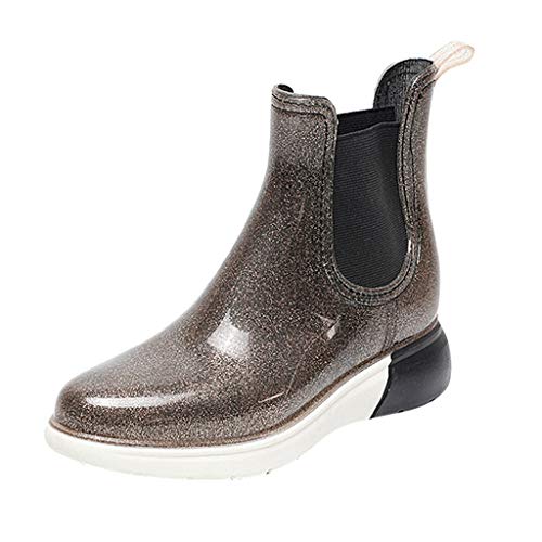 Posional Botas Planas Martin, Botas de Nieve de Invierno Mujer Botines de Cuero de Primavera Zapatos Planos Botas Cortas Damas Moda Estilo Vintage Cremallera Sólida Zapatos Planos Botines Botas Cortas