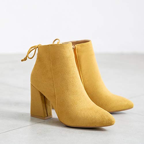 Posional Moda Mujer Invierno Botines Chelsea TacóN Alto Tobillo Botas SeñOras Plataforma Zapatos Altos Talones OtoñO Fiesta Boda Sexy Rivet Hebilla Romano 34-42 De TacóN Alto con Punta Serpiente
