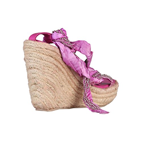 Primadonna 9154TES_Fuxia - Sandalias de cuña para mujer, color fucsia, talla 38, color Rosa, talla 38 EU