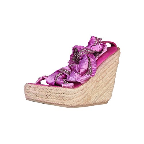Primadonna 9154TES_Fuxia - Sandalias de cuña para mujer, color fucsia, talla 38, color Rosa, talla 38 EU