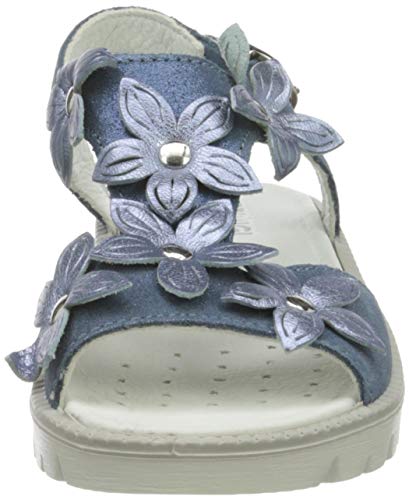 Primigi Sandalo Bambina, Sandalias con Punta Abierta Niñas, Azul (Azzurro/Oceano 5386822), 35 EU