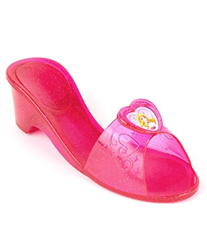 Princesas Disney - Zapatos de Bella Durmiente para niña, color rosa - Talla 4-6 años (Rubies 35354)